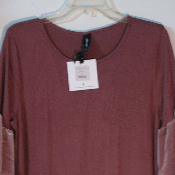 Agnes & Dora Adore Dress XL NWT Rose Dusty Pink Velvet Trim Beautiful - Picture 2 of 4